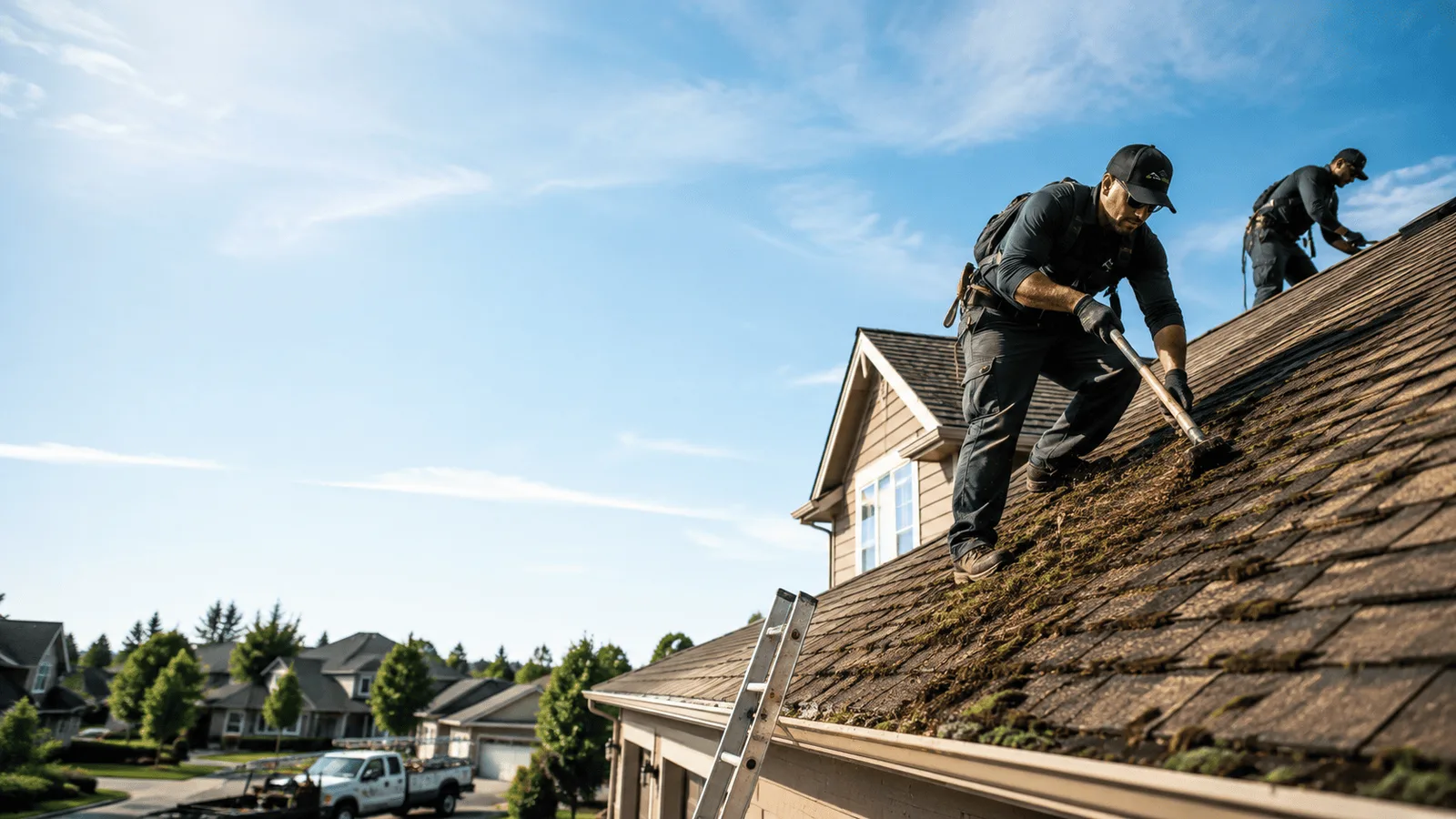 Roof Moss Removal in Lookeba, OK near me